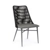 Vonkajšia stolička Tablita - Antracit