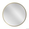 Zrkadlo Scandi Slim LED Gold - Zlatá - Okrúhle- 4