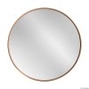 Zrkadlo Scandi Slim LED Copper - Medená - Okrúhle- 3