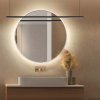 Zrkadlo Scandi Slim LED White - Biela - Okrúhle- 2