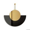 Zrkadlo Sign Inco Black - Gold - Zlatá, Čierna - Atypické- 2