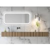 Zrkadlo do kúpelne s LED - Mirel White LED - Biela - Obdĺžnikové- 5