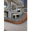 Zrkadlo do kúpelne s LED - Mirel Copper LED - Medená - Obdĺžnikové- 2