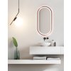 Zrkadlo do kúpelne s LED - Zeta Copper LED - Medená - Oválne- 3