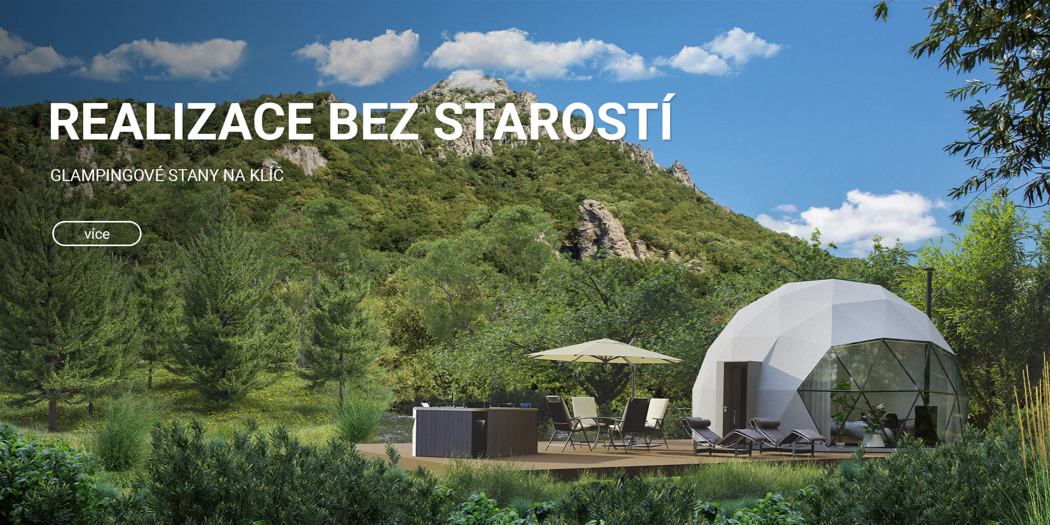 Stavba glamping stanu