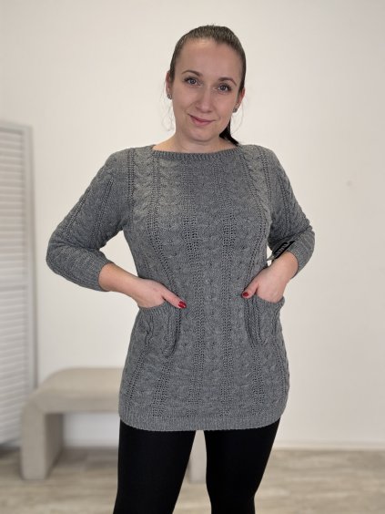 Svetr s kapsami Ausmen