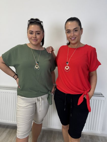 Halenka s vázáním Sandra