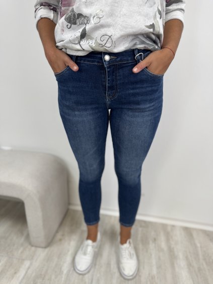 Tmavě modré džíny Carol