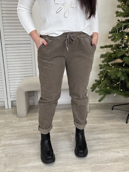 Manžestrové kalhoty Sibby