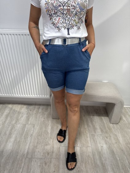 Džínové kraťasy Cavio