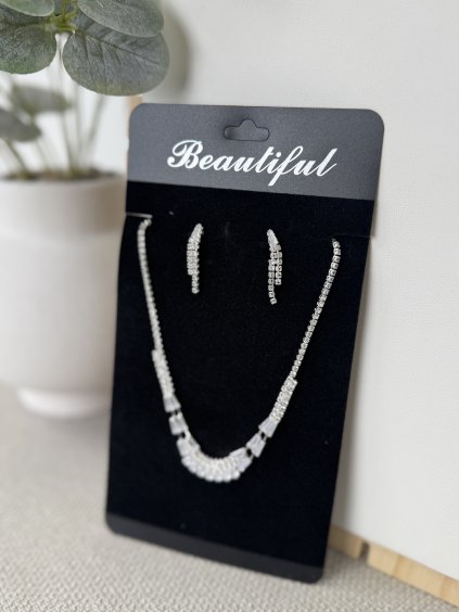 Společenský set řetízek a naušnice Merill