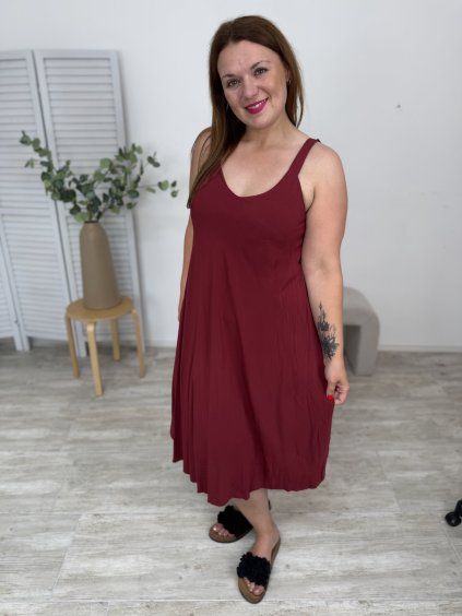 Šaty na ramínka Silvie