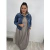 Džínová bunda M. Sara Plus-Size