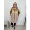 Flaušová podzimní vesta Rita