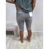 Kalhoty 3/4 šedé džínové M.Sara