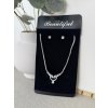 Společenský set řetízek a naušnice Glam