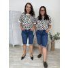 Džínové kraťasy M. Sara PLUS SIZE