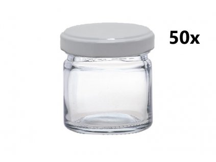 40 ml sada 50 ks bílých