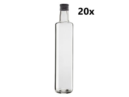 500 ml sada 20 ks černých
