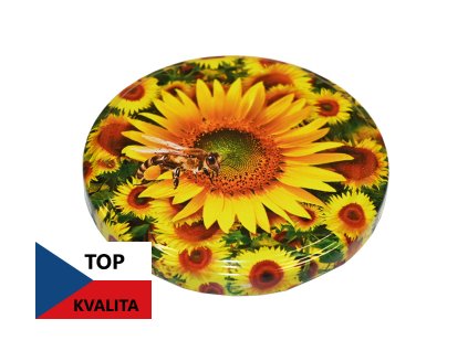 Včela na slunečnici