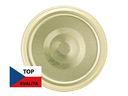 Zavařovací víčko ZLATÉ RSB TO 66 KARTON (paster do 105°C) (Počet kusů v balení 1100)