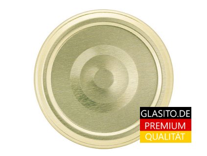Zavařovací víčko ZLATÉ RSB TO 66 KARTON (paster do 105°C) (Stückzahl pro Packung 1100)