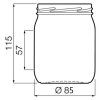 540 ml PROFI II Zeichnung