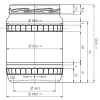 580 ml FACETA Zeichnung