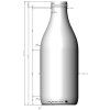1000 ml MILCH Zeichnung