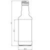 Flasche MONOPOL 200 ml Zeichnung