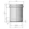 400 ml Zeichnung