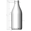 1000 ml MLÉKOVKA výkres