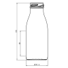250 ml FRAICHEUR Milch TO 38 Zeichnung