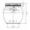 Amfora 520 ml Zeichnung