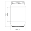 720 ml Zeichnung