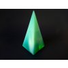 Pyramid 35x35x73 Green opal No.6110