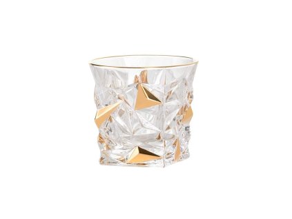 sklenice na whisky Glacier zlato bila
