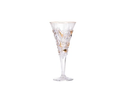sklenice na vino Glacier zlato bila