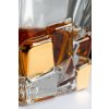 Sklenice na whisky Crack - zlacené | 2 ks
