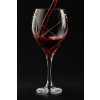 sklenice na vino kameny swarovski Fiona 420ml s vinem