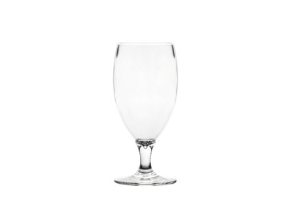 13322 2 plastova sklenice na pivo na noze 30 cl san baleni 24 ks