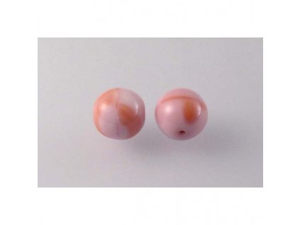 Mačkané kulaté korálky - 10 mm 73010