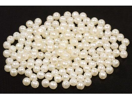 Mačkané kulaté korálky - 4 mm 03000/lept/70414