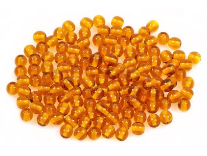 Mačkané kulaté korálky - 4 mm 10110