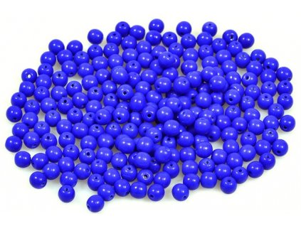 Mačkané kulaté korálky - 4 mm 33050