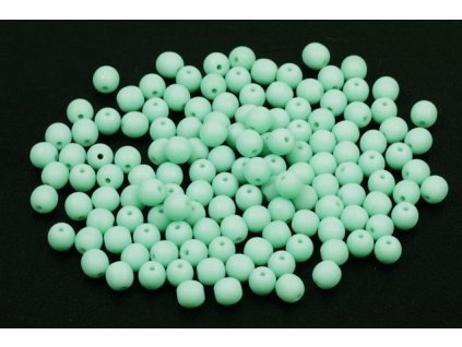 Mačkané kulaté korálky - 4 mm 53120/mat