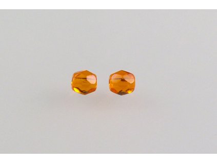 Broušené korálky - ohňovky 4 mm 90030