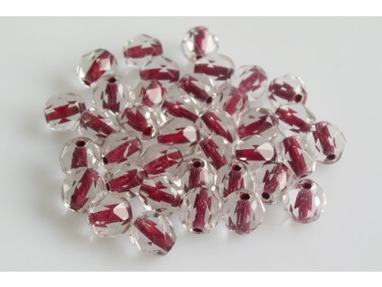 Broušené korálky - ohňovky 6 mm 00030/44896