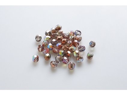 Broušené korálky - ohňovky 6 mm 00030/98533