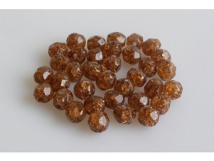 Práskané broušené korálky - 6 mm 10230/85500